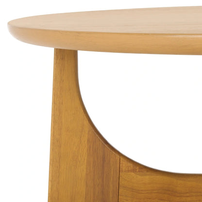 Natural Wood Coffee Table 40x40x18 Inch